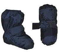 alles-meine.de GmbH Überziehschuhe mit langem Schaft - Größe: 1,5 Jahre bis 2,5 Jahre - wasserdicht leicht anzuziehen - Thermo gefüttert Fleece - dunkel blau Baby Regenfüßling Fü..