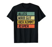 Alles Wird Gut Hier Kommt Jesper Retro Vintage Vorname T-Shirt