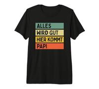 Alles Wird Gut Hier Kommt Papi Retro Vintage Vorname Premium T-Shirt