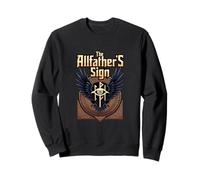 Allfathers Schild Norse Rabe Symbol Design Sweatshirt