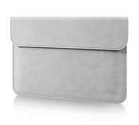 Allinside 13 Zoll Laptophülle für MacBook Neo A3404, Air 13 & Pro 13 | Matte PU-Leder Laptoptasche für MacBook Neo, Air 13" 2018-2026 & Pro 13" 2016-2022, schlank und wasserfest, Grau