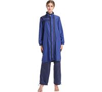 AllMonyba Frauen Muslim Badeanzug 3 Stück Set Islamische Sport Bademode Beachwear Full Cover Burkini mit Badekappe