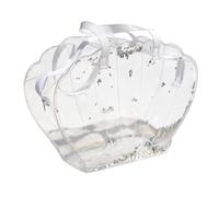 alloneslife Strandtasche mit schimmernden Pailletten, wasserfest, A | Stilvolle, übergroße PVC Umhängetasche, leichte, wasserdichte Strand Schwimmtasche, 20 l, für Reisen, Sport
