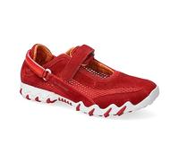 Allrounder By Mephisto Niro, Barbados Cherry,Textil/Leder, Ballerina, Damen, NEU - Damenschuhe Bequeme Ballerina / Slipper, Rot, leder/textil (mesh)