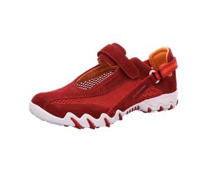 Allrounder Niro Barbados Cherry (Rot) - Slipper - Damenschuhe Bequeme Ballerina / Slipper, Rot, leder/textil (mesh) für Damen, rot, Größe 36 EU / 3 UK