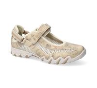 Allrounder NIRO Sneaker, Klettverschluss, Lamb (Beige Bedruckt), H. Flowers 12 / Open Mesh 31 Beige Gr. 37