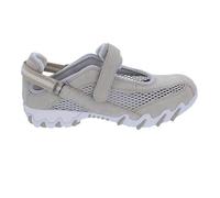Allrounder Damenschuhe Wanderschuhe PAPYRUS/NIMBUS CLOUD Velourleder mit offenem Mesh Beige Gr. 37,5