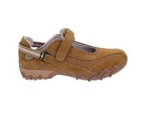 Allrounder Sneaker NIRO 35/11, Velourleder mit Nylon-Stoff, Braun, Fußbett zum Wechseln Braun