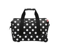 Allrounder Trolley von reisenthel: Ihr stilvoller Reisekoffer mit cleveren Rollen für sorgenfreies Reisen 30 Liter Teleskopfunktion - dots white L Schwarz