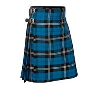 Allsafe Traders Herren-Kilt mit schottischem Schottenkaro, 4,5 m, Highland-Hochzeitskilt, Blue Ramsay, 30