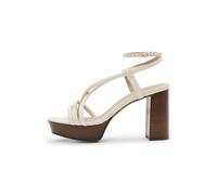 AllSaints Bella Platform Heel Parchment White Größe: 41 | Sandalen Outlet | Damen | Weiß
