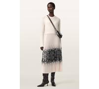 AllSaints Curtis Ophis Dress Chalk White Größe: XS | Midikleider Outlet | Damen | Weiß