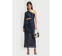AllSaints Daisy Topaz Dress Midnight Blue Größe: L | Midikleider Outlet | Damen | Blau