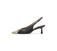 AllSaints Denver Slingback Black/gold Größe: 36 | Sandalen Outlet | Damen | Schwarz