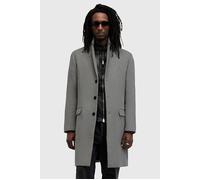 AllSaints Hal Coat Light Grey Marl Größe: 38 | Einreihige Mäntel Outlet | Herren | Grau