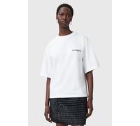 AllSaints Heaps Amelie Tee Optic White Größe: XS | Hemden Outlet | Damen | Weiß
