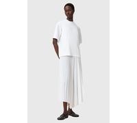 AllSaints Jax Tee Dress Chalk White Größe: XS | Maxikleider Outlet | Damen | Weiß