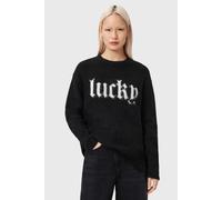 AllSaints Lucky Jumper Black Größe: L | Strickpullover Outlet | Damen | Schwarz