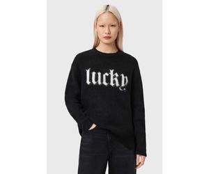 AllSaints Lucky Jumper Black Größe: XS | Strickpullover Outlet | Damen | Schwarz