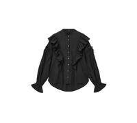 AllSaints Lulu Shirt Black Größe: 2 | Blusen Outlet | Damen | Schwarz