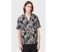 AllSaints Marseille Ss Shirt Pebblestone Grey Größe: S | Casual hemden Outlet | Herren | Grau