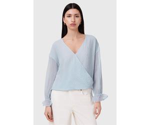 AllSaints Penny Top Plein Air Blue Größe: 2 | Blusen Outlet | Damen | Blau
