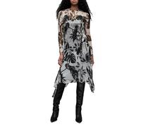 AllSaints Ria Jackie Dress Ecru White Größe: 34 | Midikleider Outlet | Damen | Braun