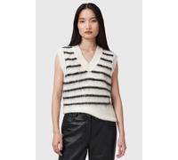 AllSaints Riga Tank Chalk White/black Größe: M | Strickpullover Outlet | Damen | Weiß