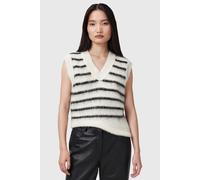 AllSaints Riga Tank Chalk White/black Größe: S | Strickpullover Outlet | Damen | Weiß