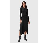 AllSaints Rivi Dress Black Größe: 6 | Midikleider Outlet | Damen | Schwarz