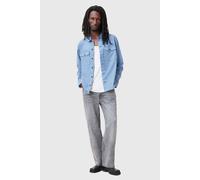 AllSaints Spotter Ls Shirt Static Blue Größe: S | Casual hemden Outlet | Herren | Blau