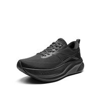 ALLSWIFIT Herren Laufschuhe Straßenlauf, Gedämpfte Running Schuhe, rutschfest & Leicht für Fitness, Training, Walking mit Fußgewölbeunterstützung,Size 42,Alles Schwarz,AMUMRS2503