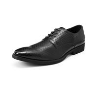 Allthemen Herren Anzugschuhe Leder Modern Schnürschuhe Formelle Lederschuhe | Business Hochzeit Arbeit, Oxford, Derby, Elegant, Halbschuhe, Herrenschuhe, Dress Shoes, Kunstleder, Schnürhalbschuhe