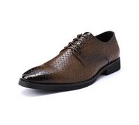 Allthemen Herren Anzugschuhe Leder Modern Schnürschuhe Formelle Lederschuhe | Business Hochzeit Arbeit, Oxford, Derby, Elegant, Halbschuhe, Herrenschuhe, Dress Shoes, Kunstleder, Schnürhalbschuhe