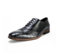 Allthemen Herren Anzugschuhe Leder Schnürschuhe Formelle Derby Business | Krokodilmuster, Lederschuhe, Hochzeit, Elegant Modern, Schnürhalbschuhe, Herrenschuhe, Oxford, Halbschuhe