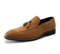 Allthemen Herren Loafer Samt Mokassin Quasten Slipper Vintage Hochzeit