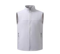 Allthemen Herren Weste Sommer Leicht Arbeitsweste Ärmellos Outdoor Freizeit | Sommerweste, mit Stehkragen, Vest Softshell, Gliet, Regular Fit, Einfarbig, Herrenweste Übergang