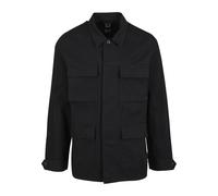 Allwetterjacke BRANDIT "Brandit Brandit Men BDU Twill Jacket", Herren, Gr. L, schwarz, 100% Baumwolle, unifarben, normal, amerikanischer Ausschnitt, Jacken (94398057-L) schwarz