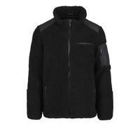 Allwetterjacke BRANDIT "Brandit Brandit Men Ramble Teddyfleece Jacket", Herren, Gr. 3XL, schwarz, 100% Polyester, unifarben, normal, amerikanischer Ausschnitt, Jacken (13456734-XXXL) schwarz