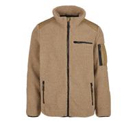 Allwetterjacke BRANDIT "Brandit Brandit Men Ramble Teddyfleece Jacket", Herren, Gr. XL, camel, 100% Polyester, unifarben, normal, amerikanischer Ausschnitt, Jacken (71040003-XL) camel