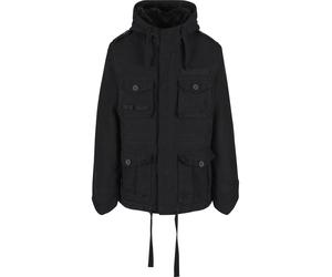 Allwetterjacke BRANDIT "Brandit Brandit Men Respite Jacket", Herren, Gr. XS, schwarz, 100% Baumwolle, unifarben, normal, amerikanischer Ausschnitt, Jacken (91449931-XS) schwarz