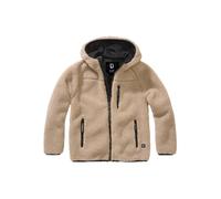 Allwetterjacke BRANDIT "Brandit Damen Kids Teddyfleecejacket Hood", Damen, Gr. 158/164, camel, 100% Polyester, unifarben, normal, ohne Ausschnitt, Jacken (59646039-158) camel