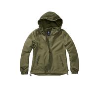Allwetterjacke BRANDIT "Brandit Damen Ladies Summer Windbreaker Frontzip", Damen, Gr. 5XL, olive, 100% Polyester, mehrfarbig, normal, ohne Ausschnitt, Jacken (89353407-5XL) olive