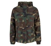 Allwetterjacke BRANDIT "Brandit Damen Ladies Summer Windbreaker Frontzip", Damen, Gr. L, woodland, 100% Polyester, mehrfarbig, normal, ohne Ausschnitt, Jacken (85802619-L) woodland