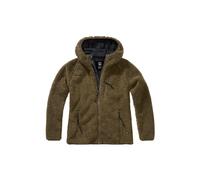 Allwetterjacke BRANDIT "Brandit Damen Ladies Teddyfleecejacket", Damen, Gr. 4XL, braun (olive), 100% Polyester, mehrfarbig, normal, ohne Ausschnitt, Jacken (23690206-4XL) olive
