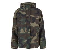 Brandit Damenjacke Windbreaker Frontzip Woodland Größe L