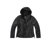 Allwetterjacke BRANDIT "Brandit Damen Ladies Windbreaker Frontzip", Damen, Gr. S, schwarz, 100% Polyester, mehrfarbig, normal, ohne Ausschnitt, Jacken (83433703-S) schwarz