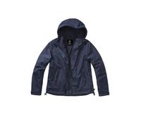 Allwetterjacke BRANDIT "Brandit Damen Ladies Windbreaker Frontzip", Damen, Gr. XXL, navy, 100% Polyester, mehrfarbig, normal, ohne Ausschnitt, Jacken (90697465-XXL) navy