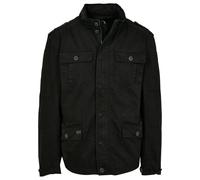 Allwetterjacke BRANDIT "Brandit Herren Britannia Jacket", Herren, Gr. 4XL, schwarz, 100% Baumwolle, unifarben, normal, amerikanischer Ausschnitt, Jacken (50579111-4XL) schwarz