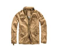 Allwetterjacke BRANDIT "Brandit Herren Britannia Jacket", Herren, Gr. XXL, camel, 100% Baumwolle, unifarben, normal, amerikanischer Ausschnitt, Jacken (54844843-XXL) camel